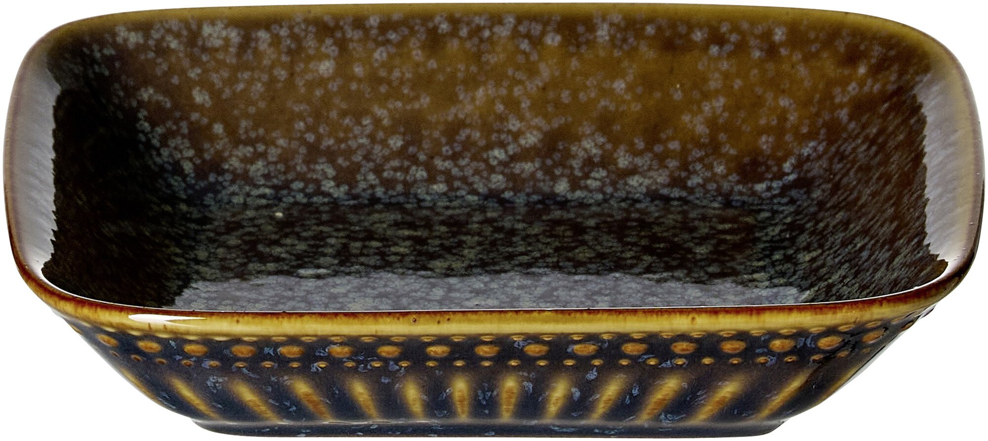 Ritzenhoff & Breker Schale TROMS 12,5x12,5cm aus Porzellan braun/grau