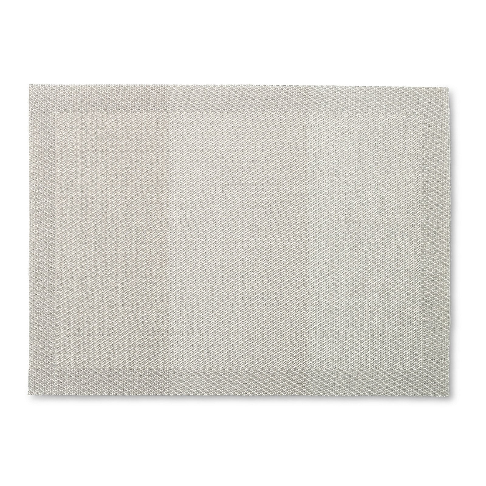 Kela Tisch-Set NICA in Farbe Silbergrau, Tischläufer, Leinenoptik, Beige, gewebt, Ränder