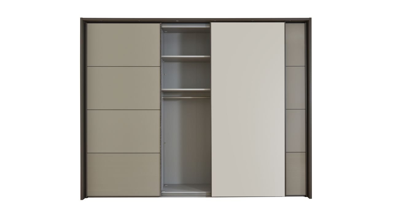 Wiemann Schwebetürenschrank Kos in anthrazit/kieselgrau ca. 250 cm breit