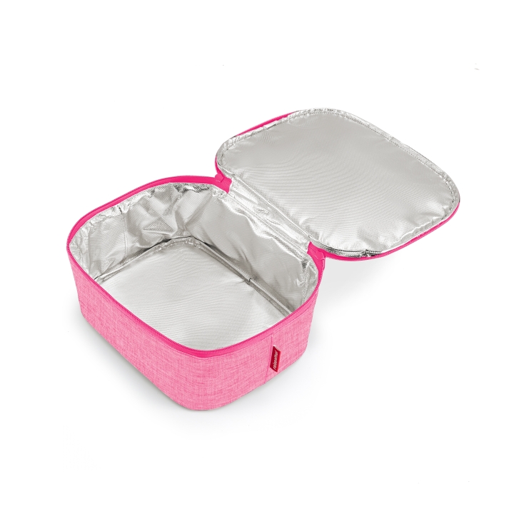 Reisenthel COOLERBAG M POCKET in Farbe twist pink Reisenthel COOLERBAG M POCKET in Farbe twist pink, Aluminium, Folie, Windel