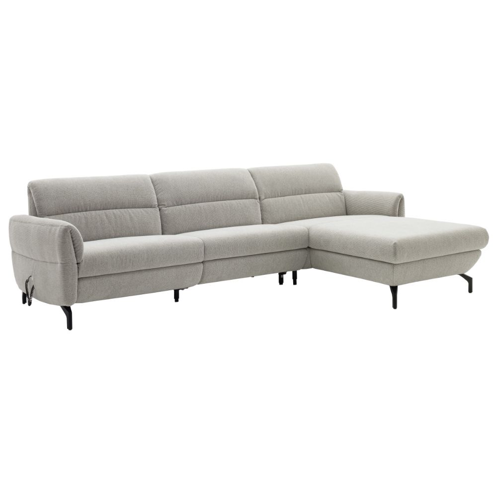 SCHÖNER WOHNEN-Kollektion Polsterrundecke SALERNO ca. 299 x 187 cm in Stoff Sneak beige