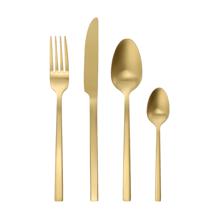 Eglo Living Besteck-Set BELOHA in Fb. gold-matt, Besteck, Gabel, Löffel, Messer, Waffe