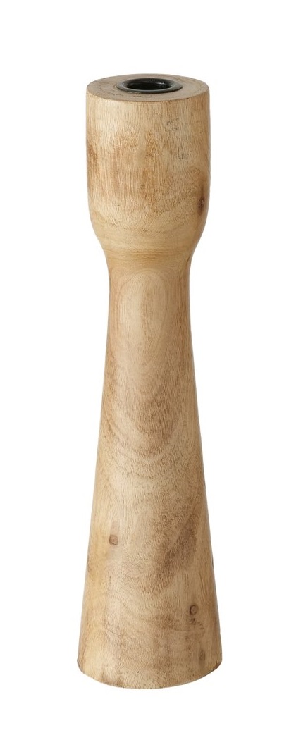 Boltze Kerzenleuchter Caldeas klein in Mango hellbraun