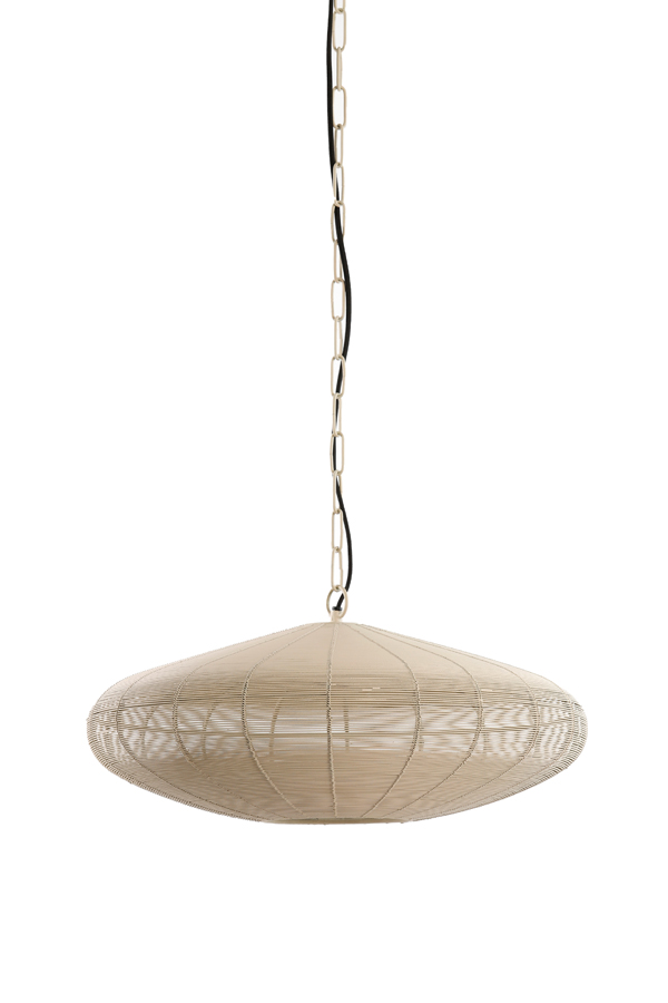 Hängeleuchte Durchm. 51x120cm in creme matt