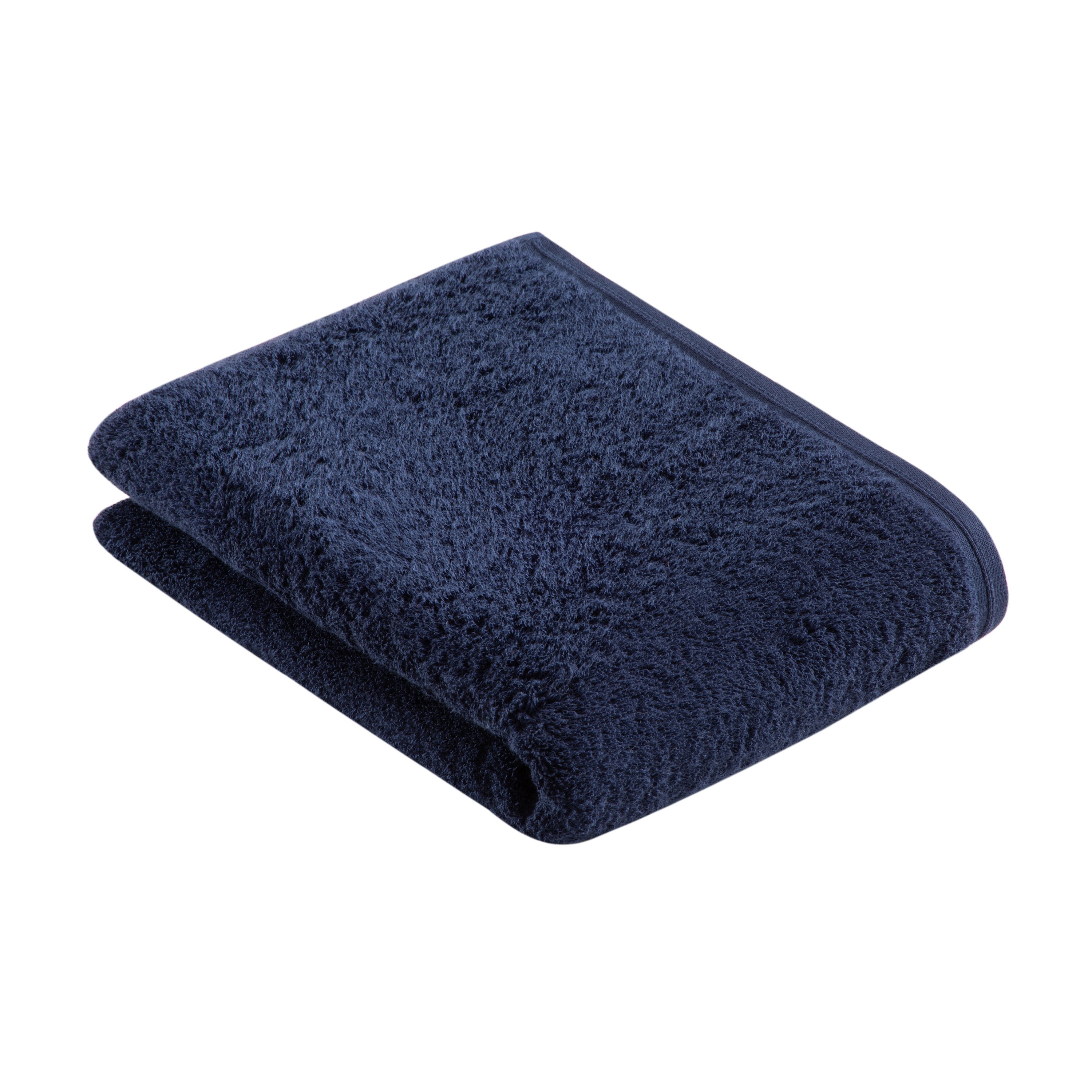Vossen Duschtuch Vegan Life ca. 67x140cm in Farbe marine blau