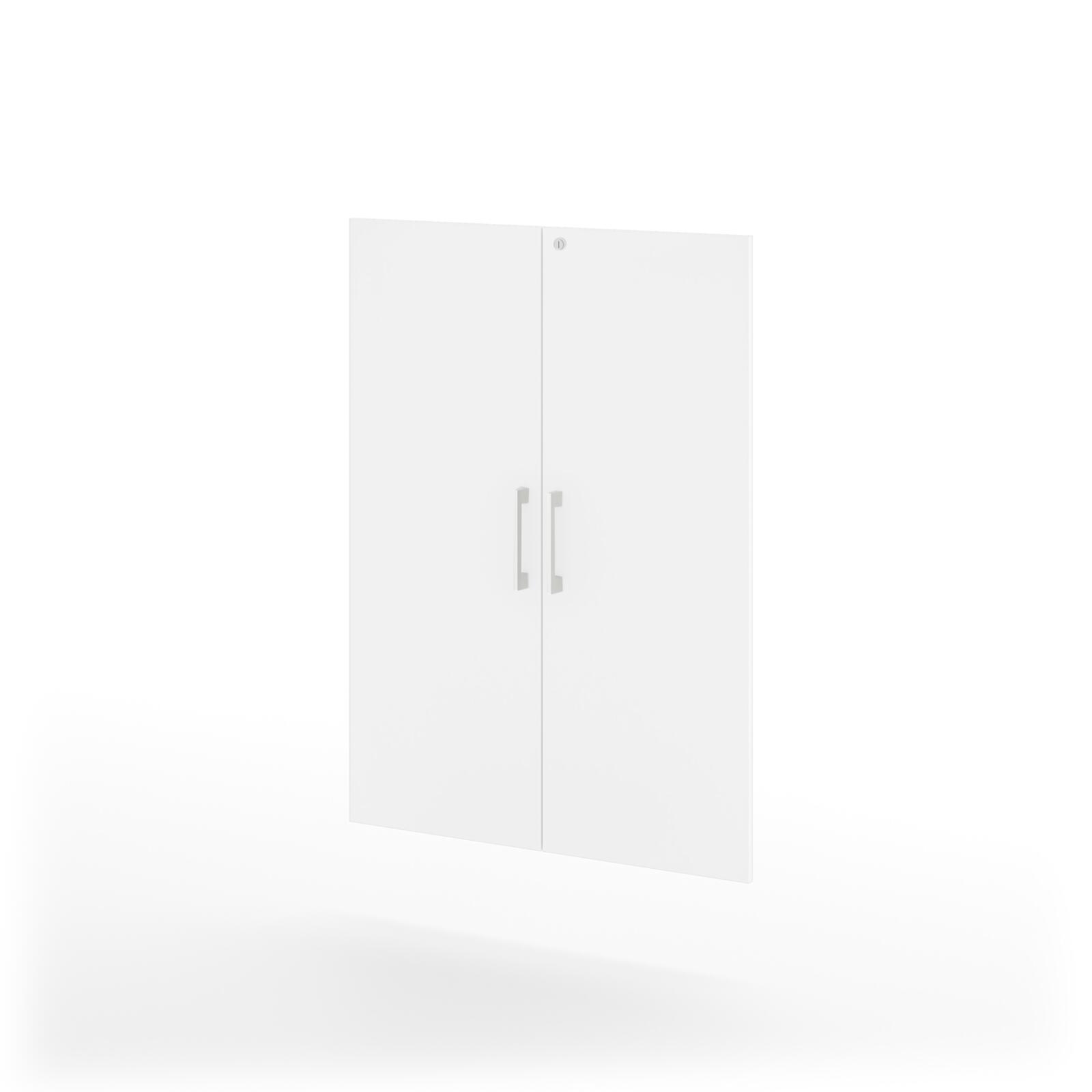 Mäusbacher Türen-Paar BIG PROFI OFFICE ca. 77x104x2 cm in ice-white supermatt D1116