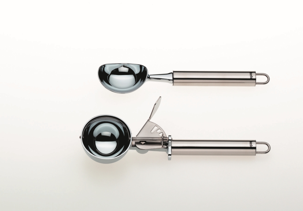 Keck & Lang Eisportionierer Rondo in Farbe silber glänzend