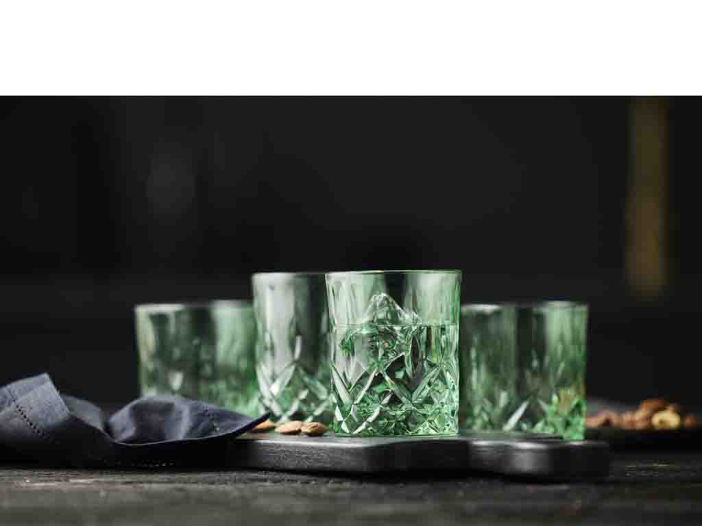 Lyngby Glas Whiskyglas 0,32 Liter in Farbe grün