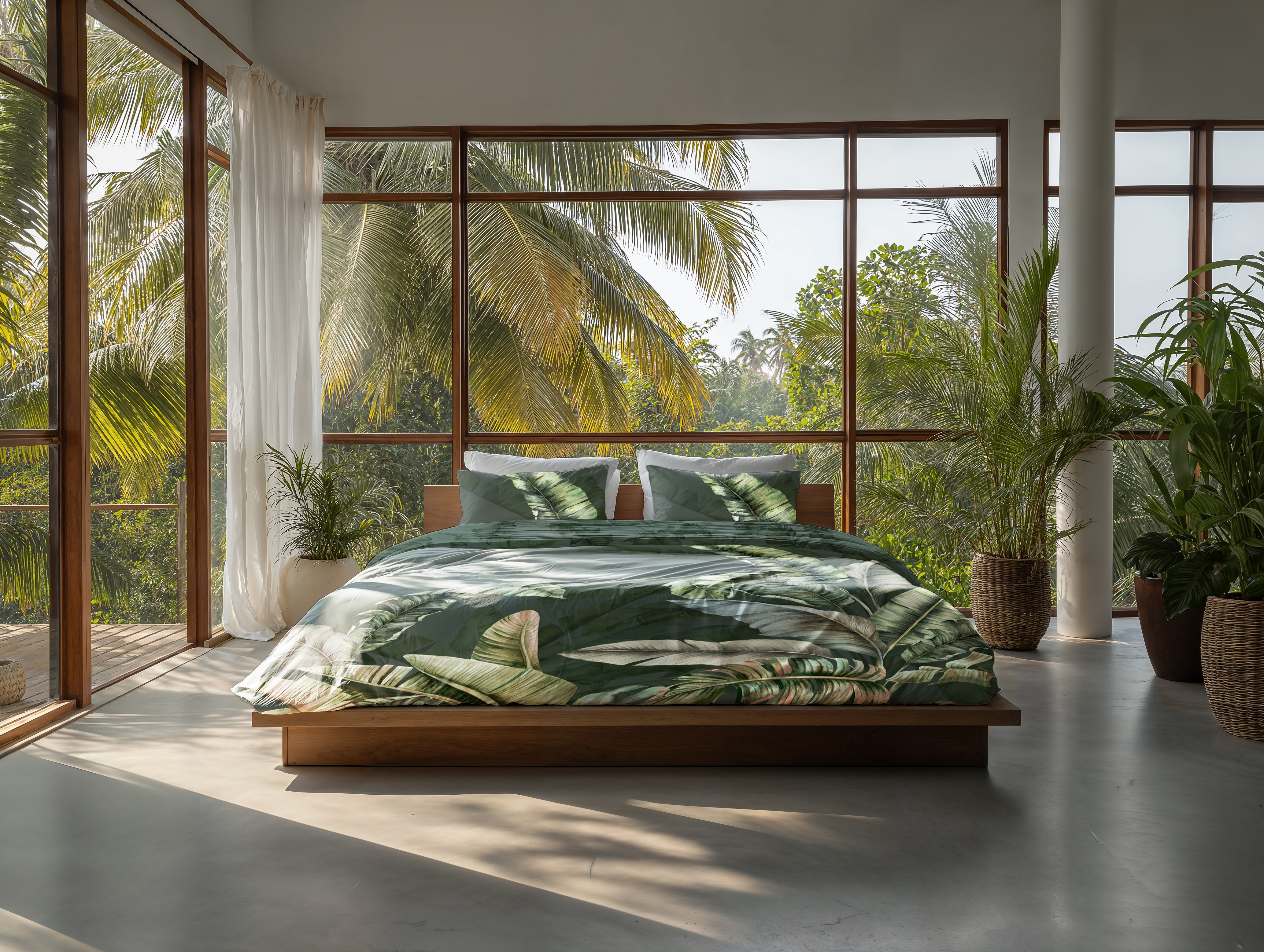 Heckettlane Bettwäsche ca. 155x220cm in Farbe Forest-Green