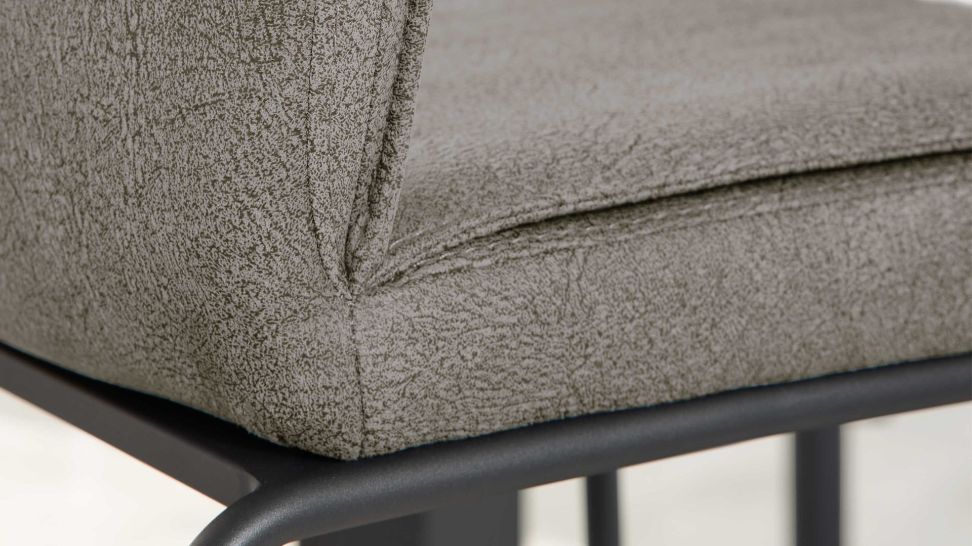 Interliving Barstuhl 5104 ca. 40x110x53cm in dunkelgrau Onyx 