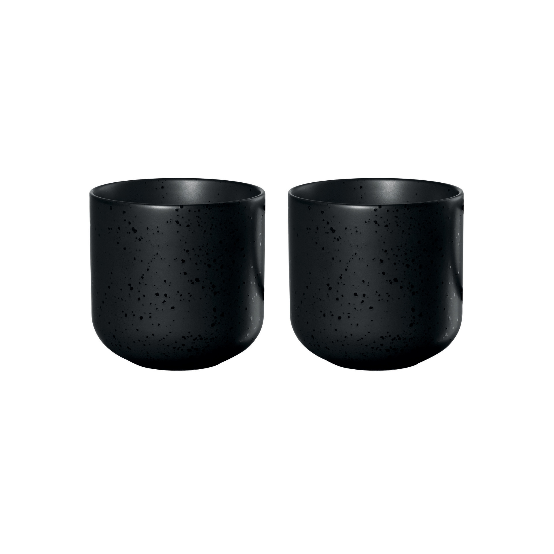 ASA Selection 2er-Set Teebecher Coppa in Farbe schwarz matt