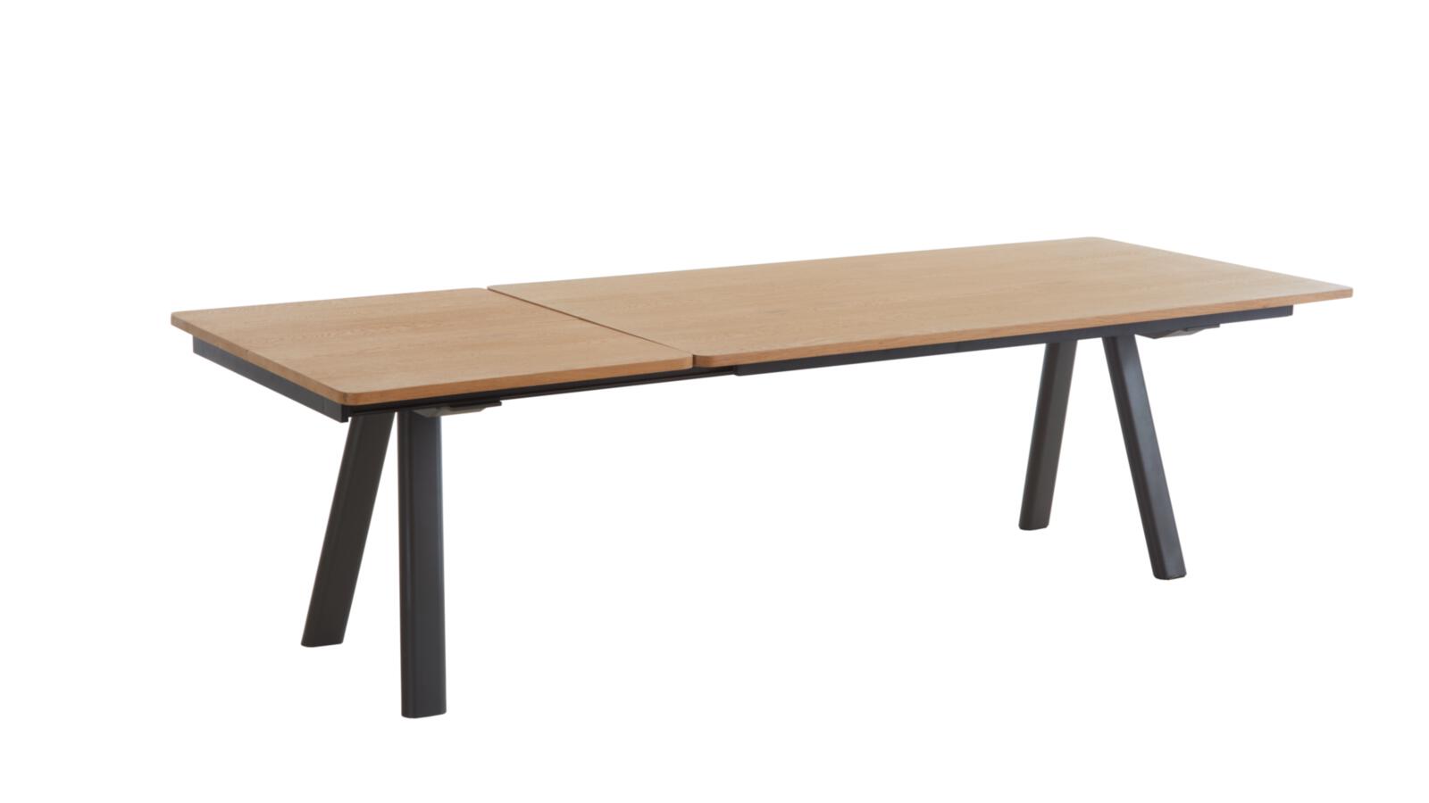 Habufa Ausziehtisch ZADE ca. B100 H77 T200 cm in dune color