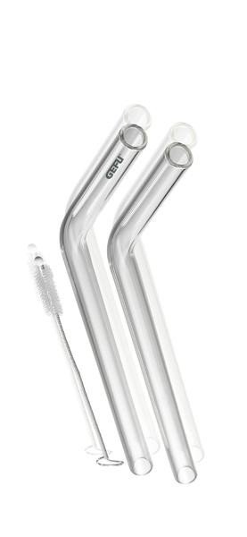 GEFU Glastrinkhalm Future transparent