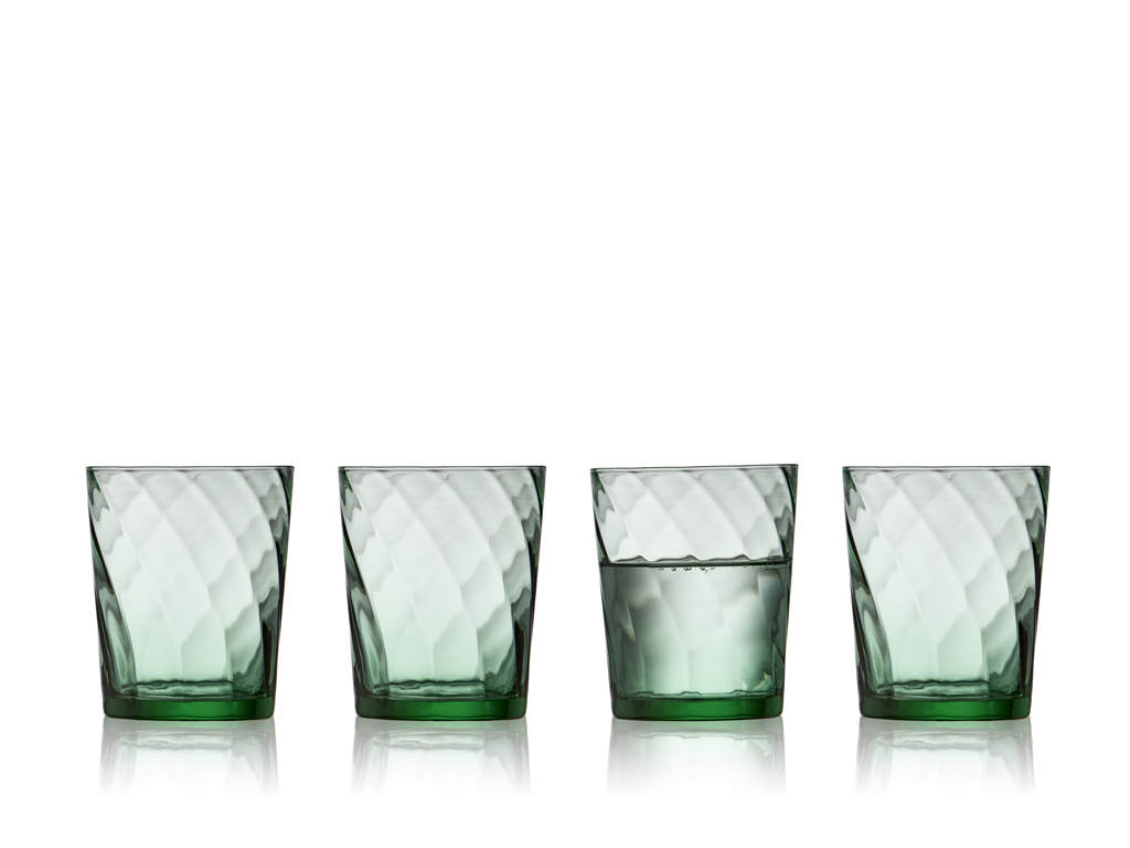 F&H Wasserglas VIENNA 0,03 Liter in Farbe Grün