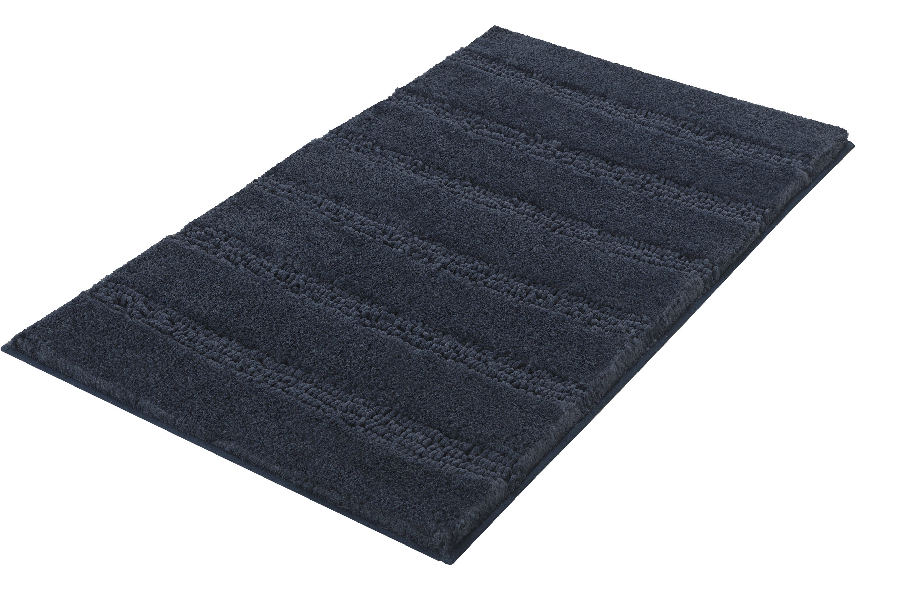 Kleine Wolke Badteppich MONROVIA ca. 70x120cm in Farbe Navy