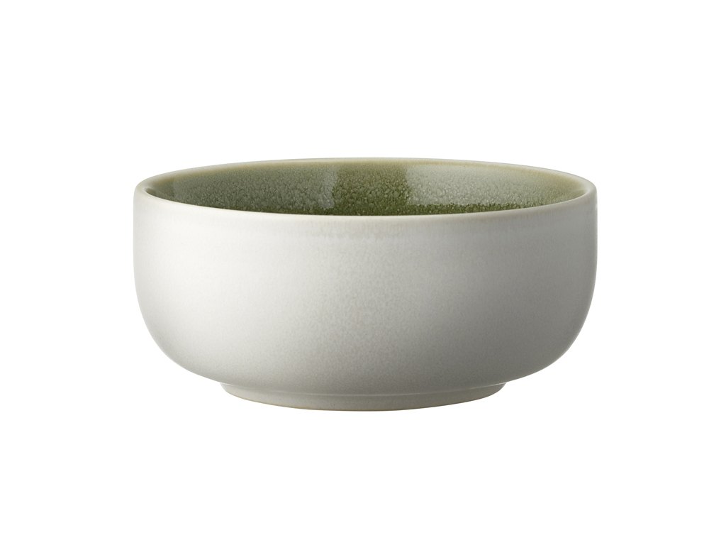 F&H Schale STUDIO ROUND NORTH in Farbe Matte white/Shiny moss F&H Schale STUDIO ROUND NORTH in Farbe Matte white/Shiny moss