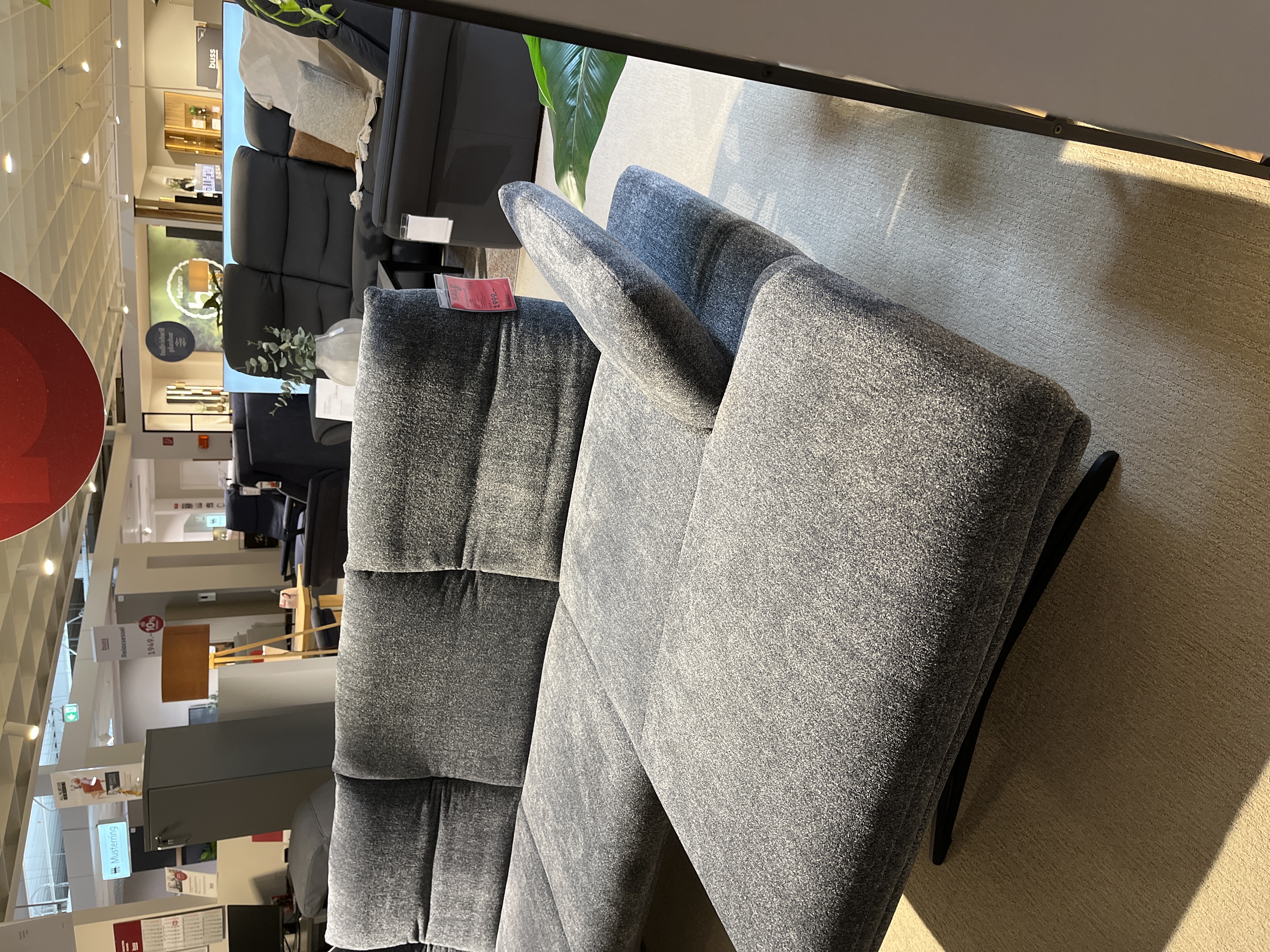 Koinor Wohnlandschaft ELEMENTS ca. 157x376x157cm in Fame 93, Sofa, Sofa-Ecke, Grau, Stoff, Polsterung