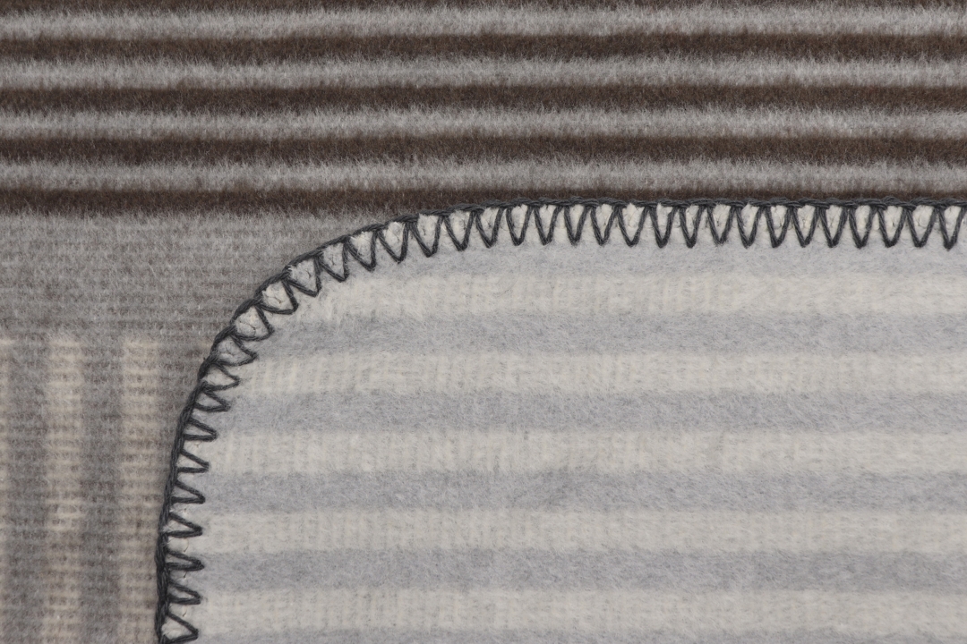 Biederlack Decke ca. 150x200cm in Farbe Maze Stone, Dekoration für Zuhause, Teppich