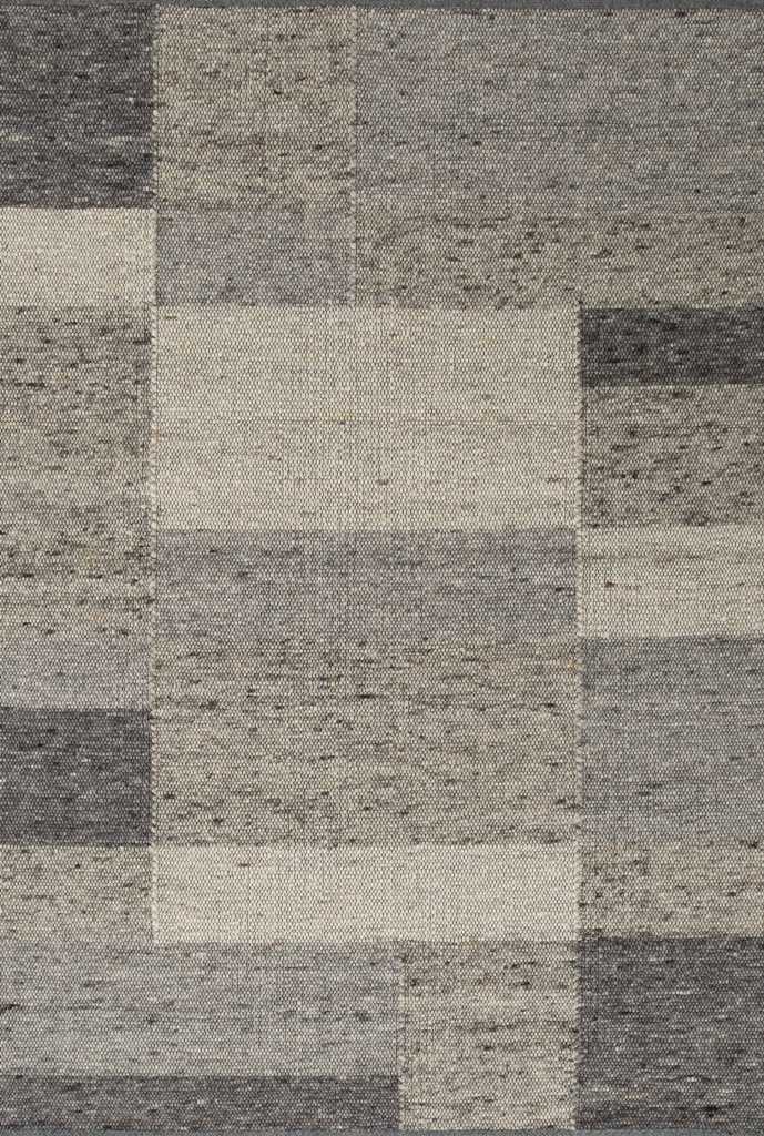 Tisca Handwebteppich Lago Design ca. 170x230cm in Farbe grau