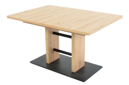 Interliving Esstisch INTERLIVING-5505 TISCH (5326) ca. B130(178) H75 T90 cm in Artisan Eiche Nb. 0563