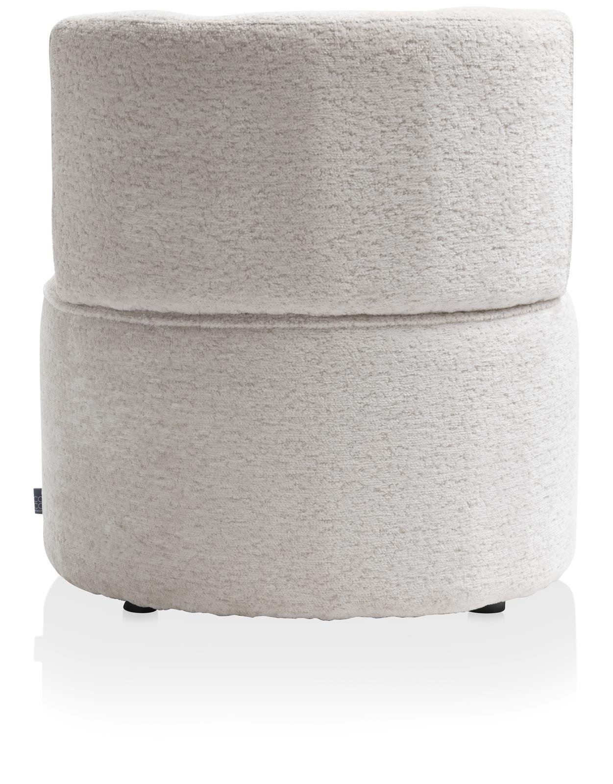 Coco Maison Sessel COCO MAISON ca. B71 H74 T71 cm in Stoff creme