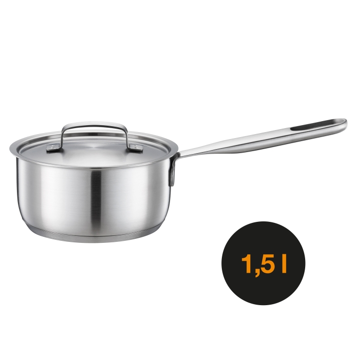 Fiskars Stieltopf mit Deckel ALL STEEL 1,5Ltr. Fiskars Stieltopf mit Deckel ALL STEEL 1,5Ltr.