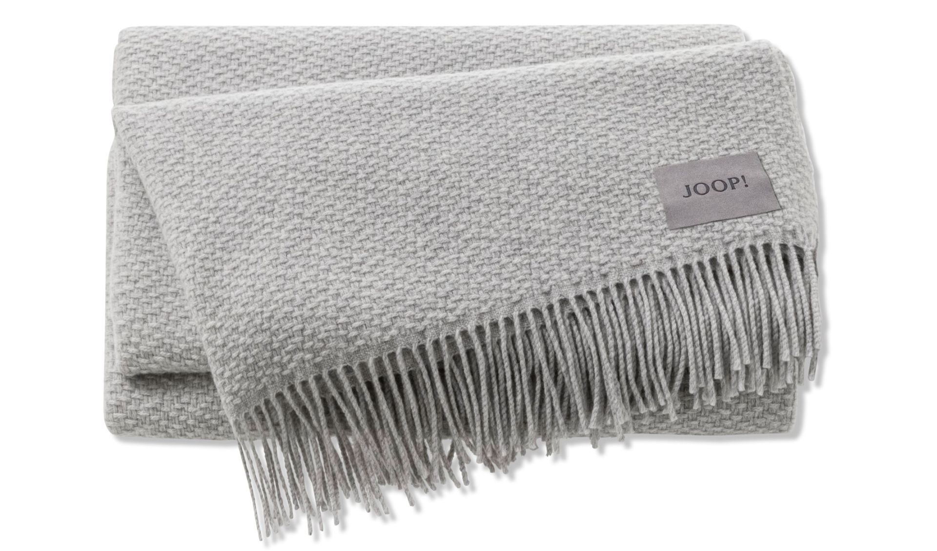 JOOP! Decke JOOP!FINE-WOVEN ca. 130x190cm in Farbe Silber