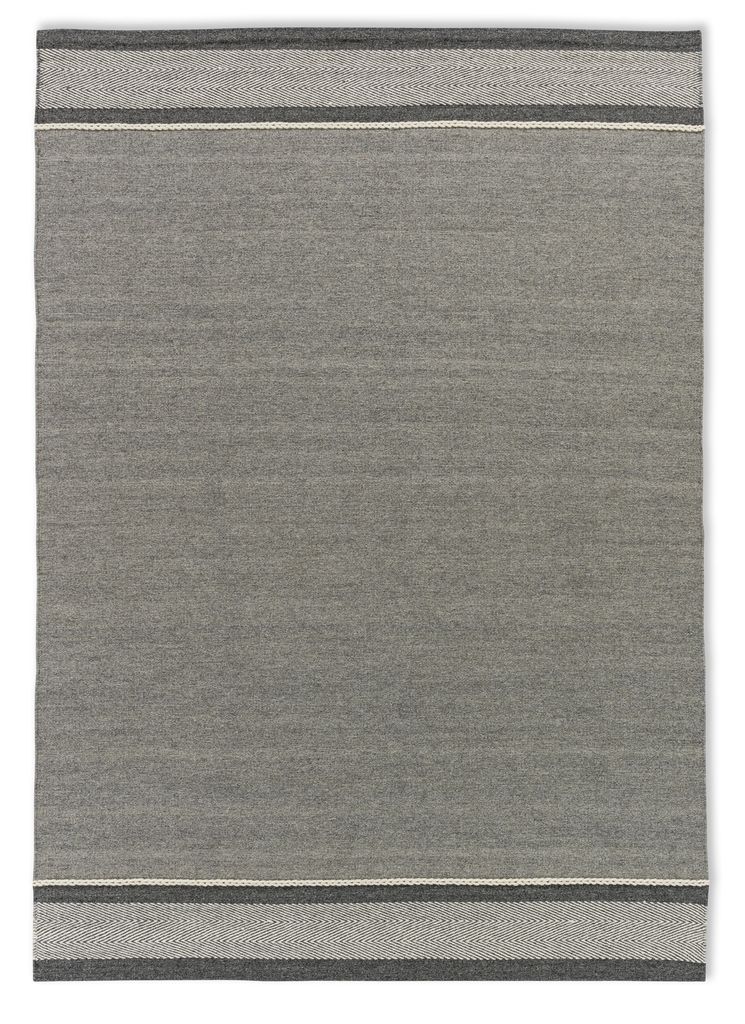Botana ca. 140x200cm in Farbe Blockstreifen, Teppich, Grauer Teppich, Häubchen?, Zierstreifen, Küchen-/Wohnzimmerteppich