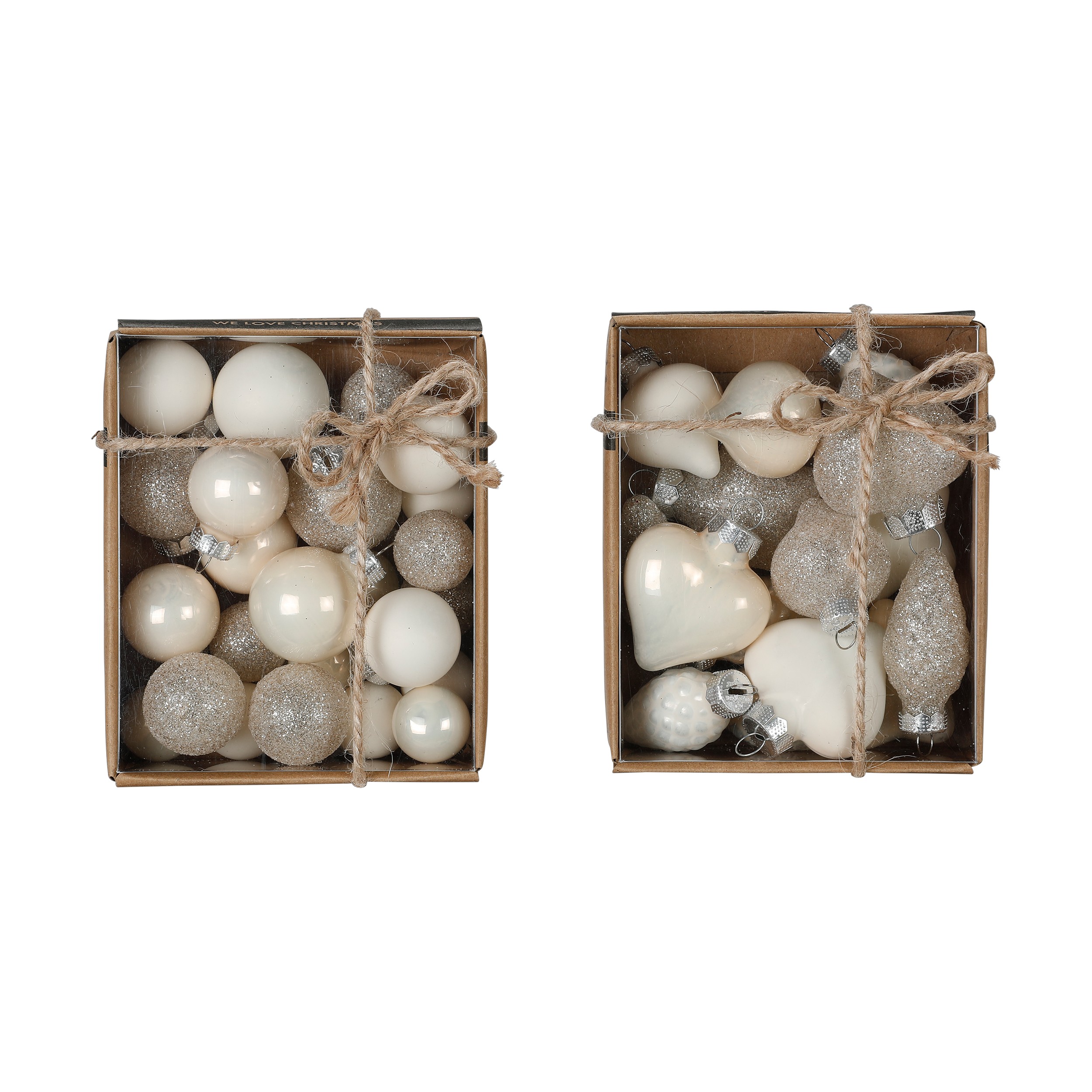 Kugeln und Formen 2-3 cm 0cm in Farbe Blanched Almond (), Weihnachten, Weihnachtsdekorationen, Festival
