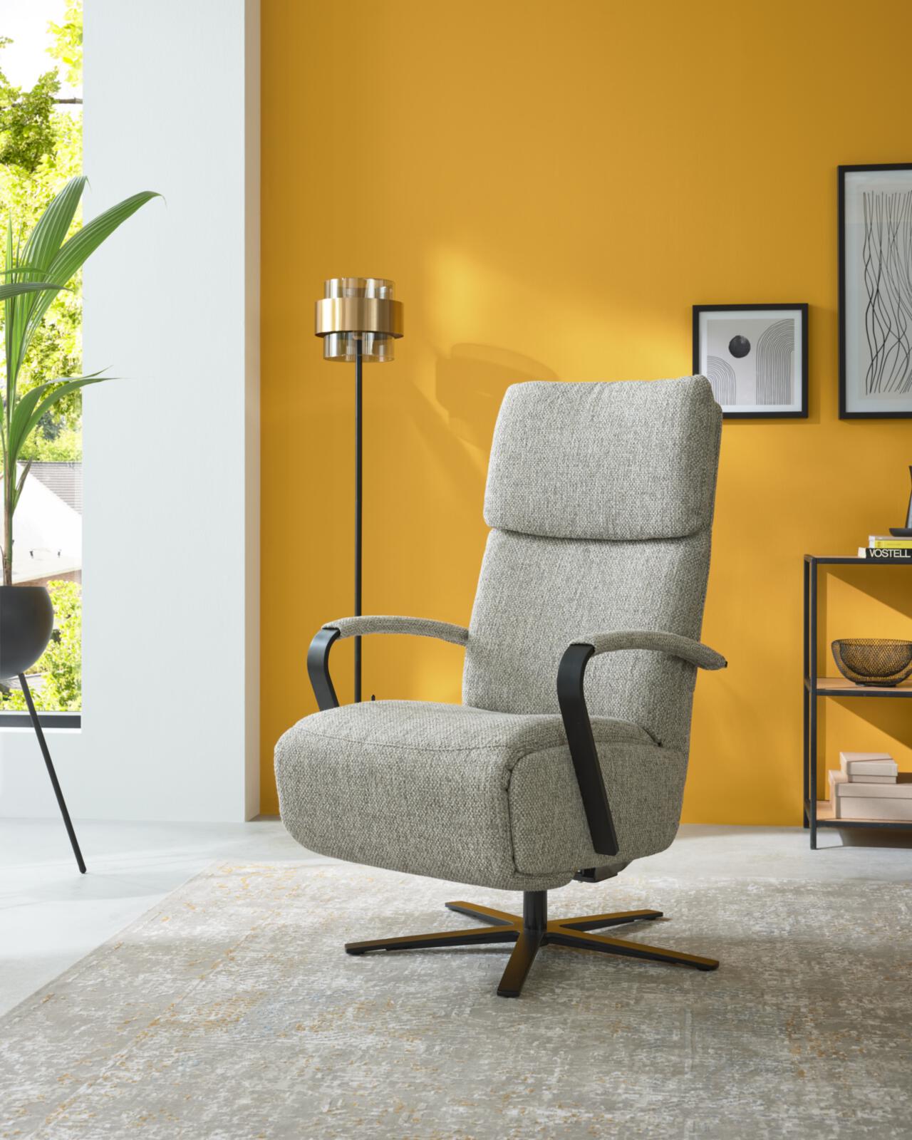 Interliving Relaxsessel IL 4565 in Stoff Jazz silber, Moebel, Stuhl, Sessel, Drinnen