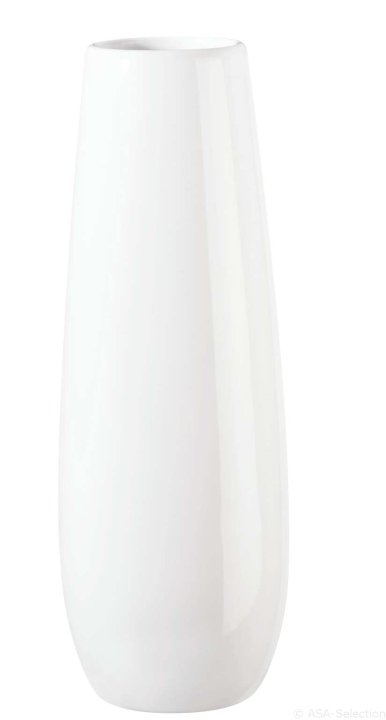 ASA Selection Vase Ease in Farbe weiß glänzend
