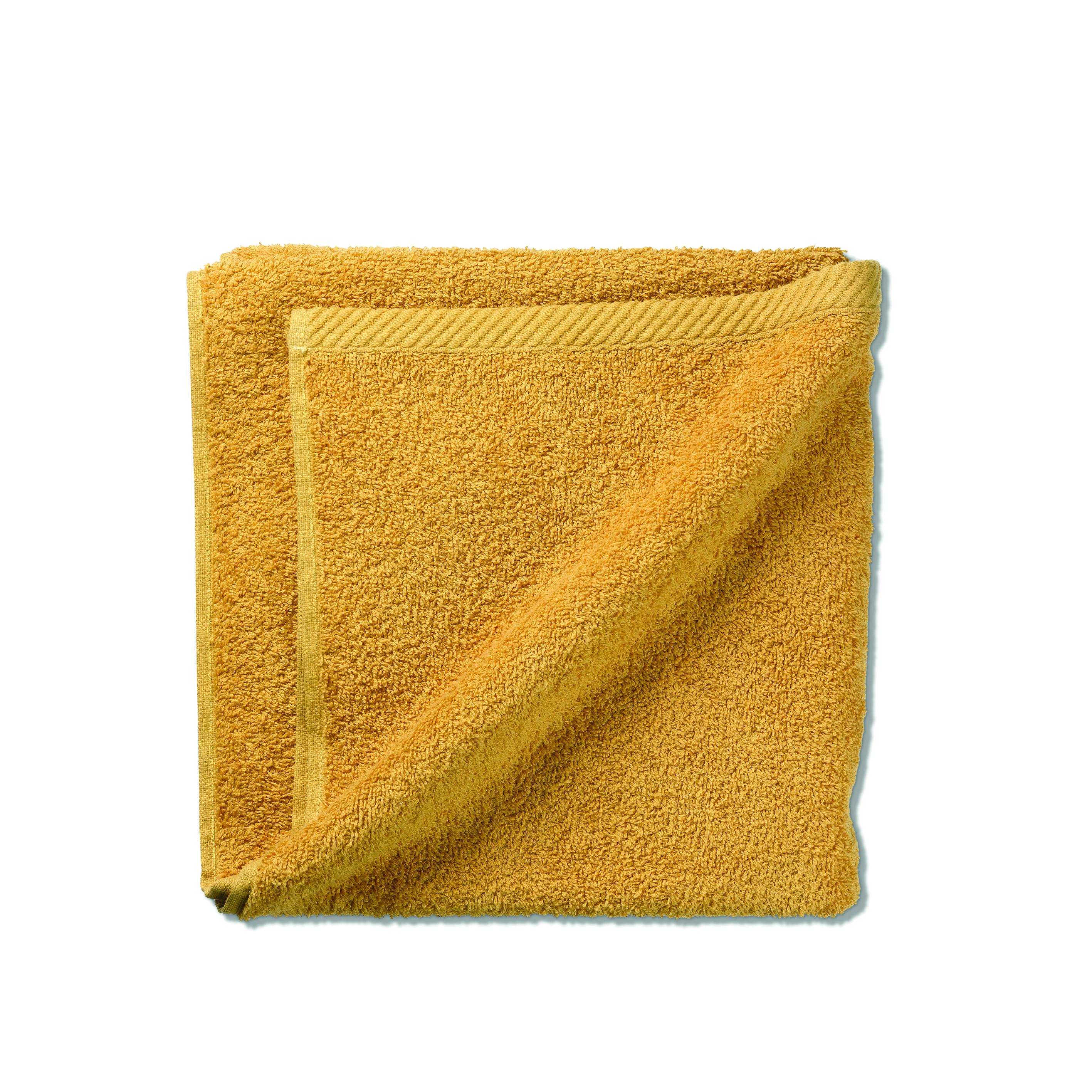 Kela Handtuch LADESSA in Farbe currygelb