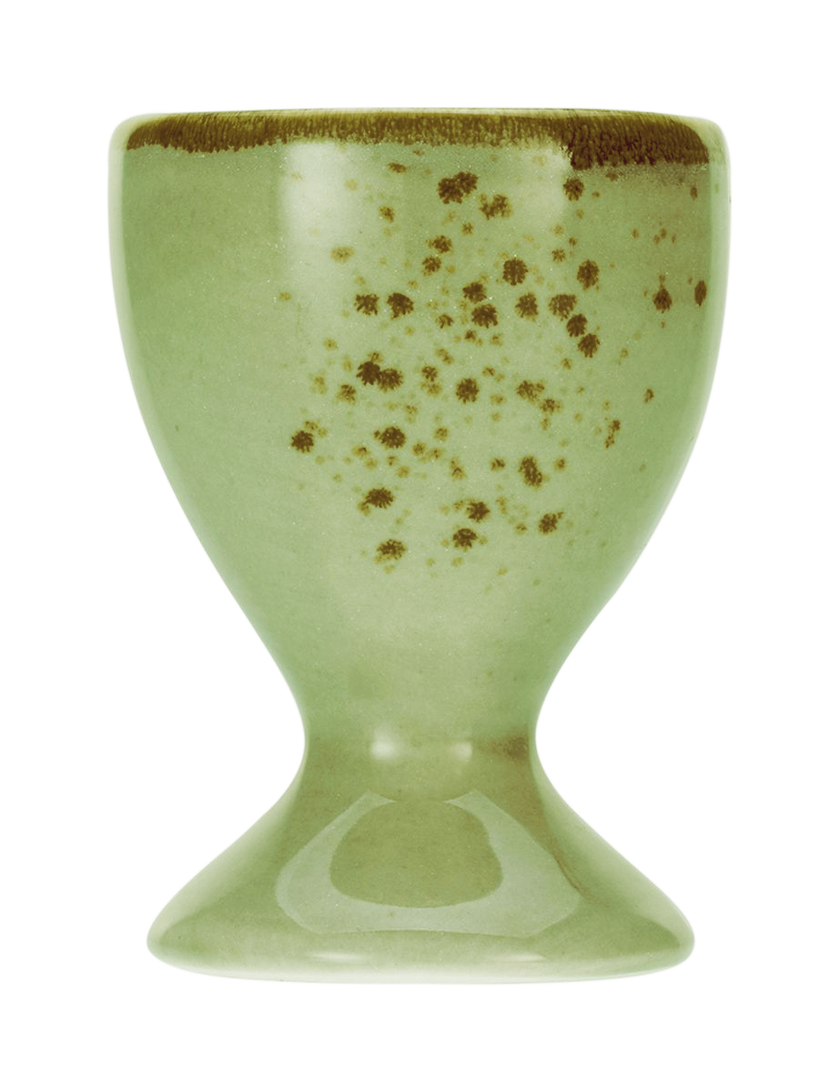 CreaTable Eierbecher Nature Collection in Farbe Green glänzend, Glas, Kelch, Töpferei, Krug, Porzellan