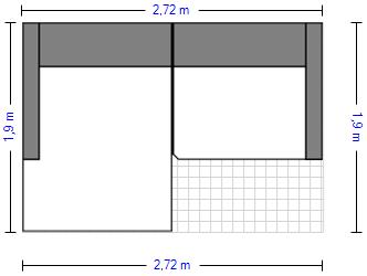 Küche, Küchenschrank, Arbeitsplatte, Granit, Grau