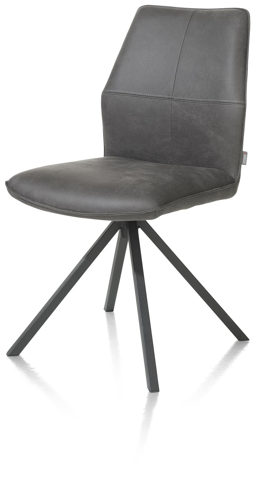 XOOON Stuhl taurus/pock/gr/ro Franky FRANKY 55470-OBL, Stuhl, Sessel, Gepolsterter Sitz, Stuhlbein, 4-Bein-Tußähnlich