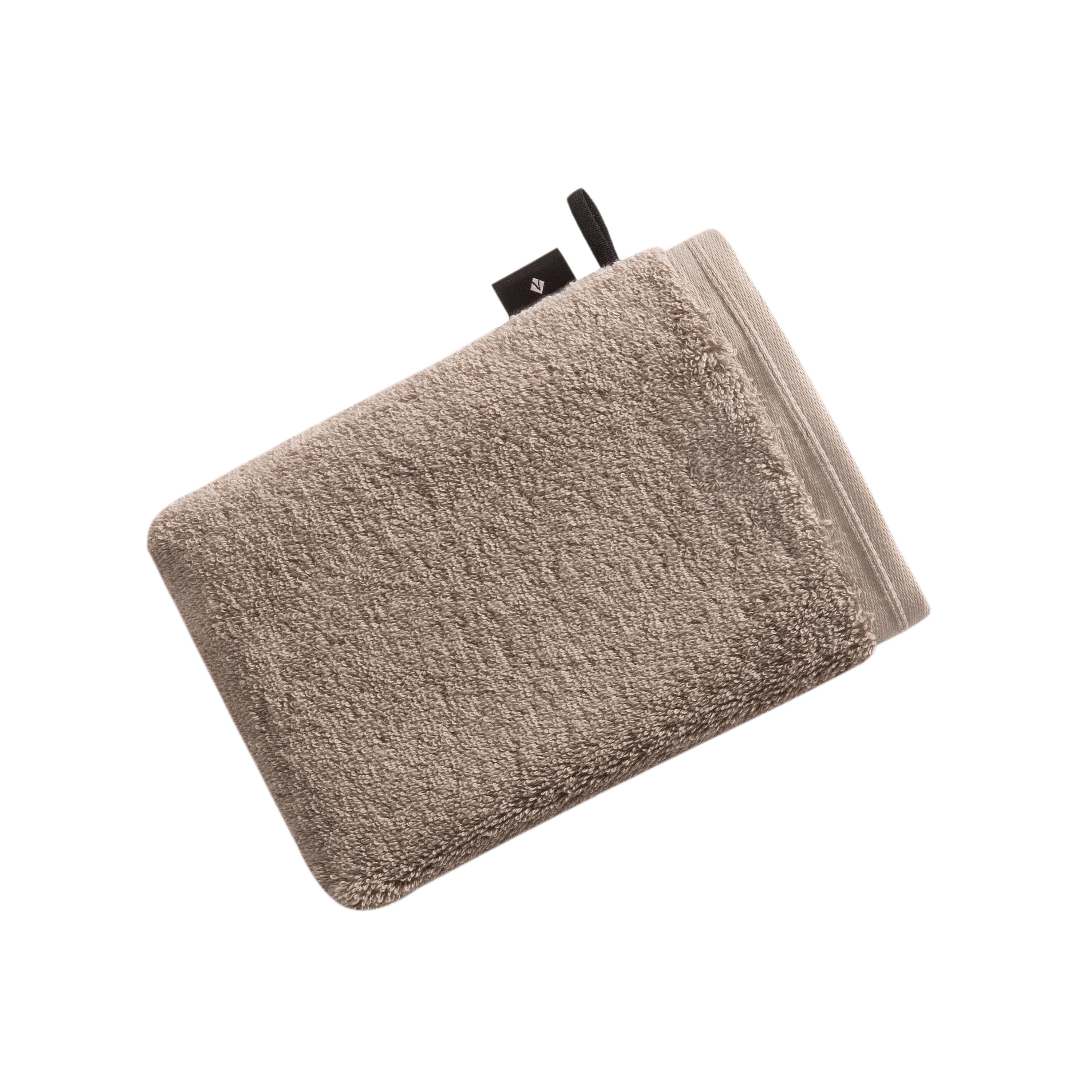 Vossen Waschhandschuh Vegan Life ca. 16x22cm in Farbe pepplestone