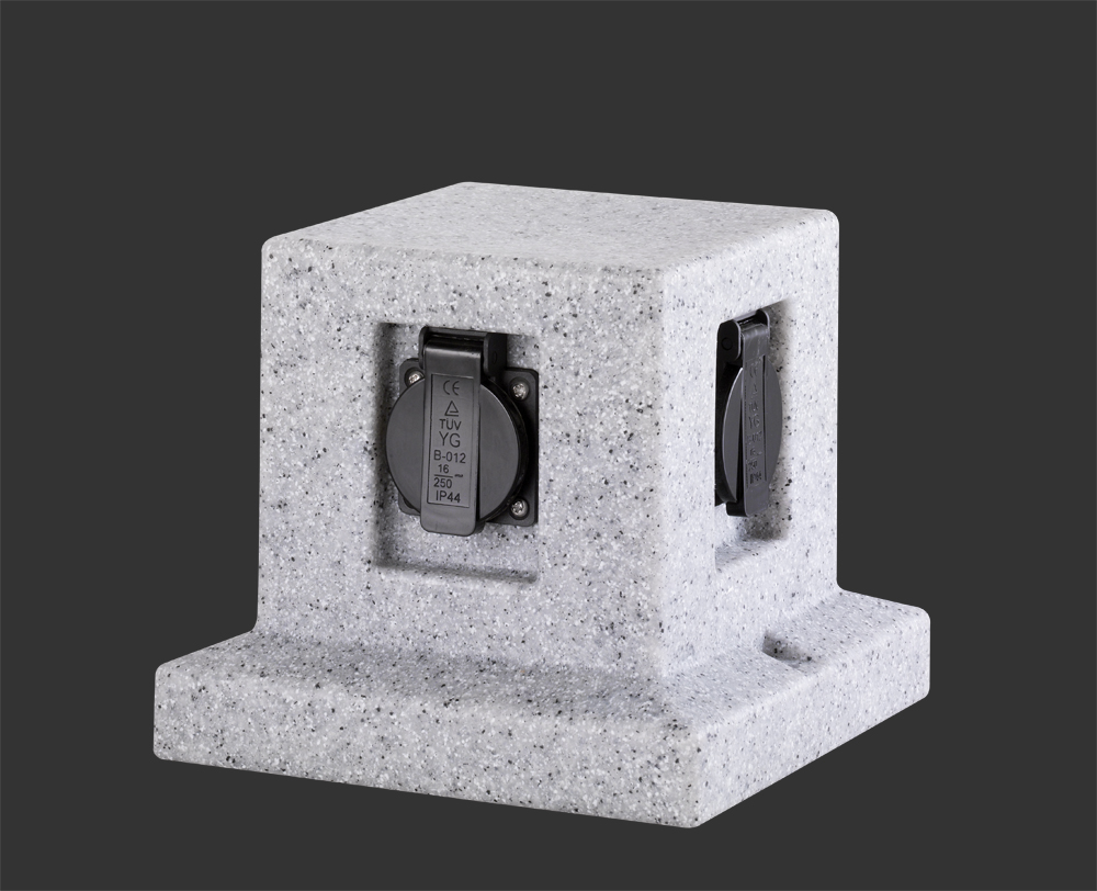 Trio Garden socket GARDEN SOCKET in Farbe grau Trio Garden socket GARDEN SOCKET in grau
