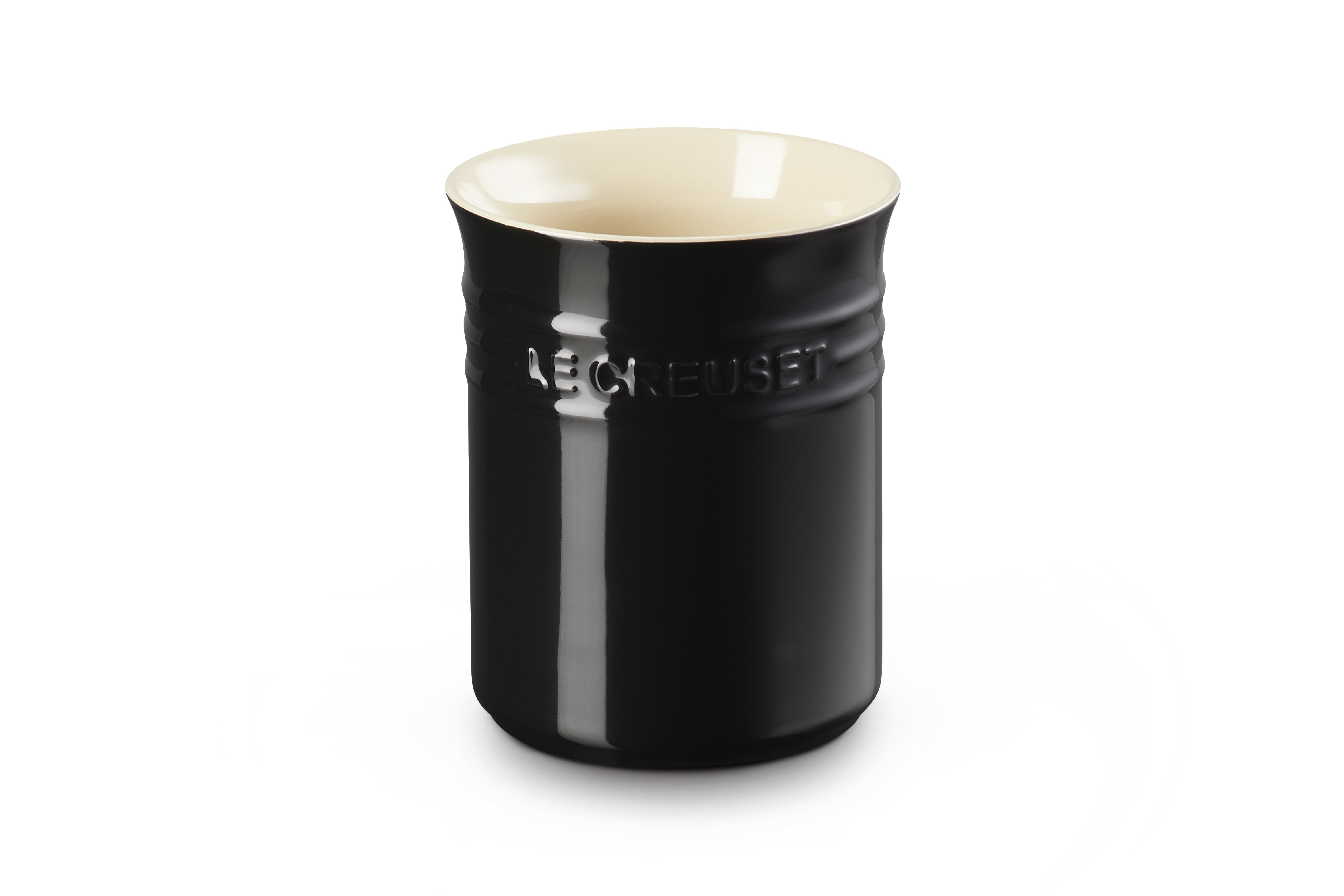 Le Creuset Topf Für Kochkellen Schwarz Glänzend Le Creuset Topf Für Kochkellen Schwarz Glänzend