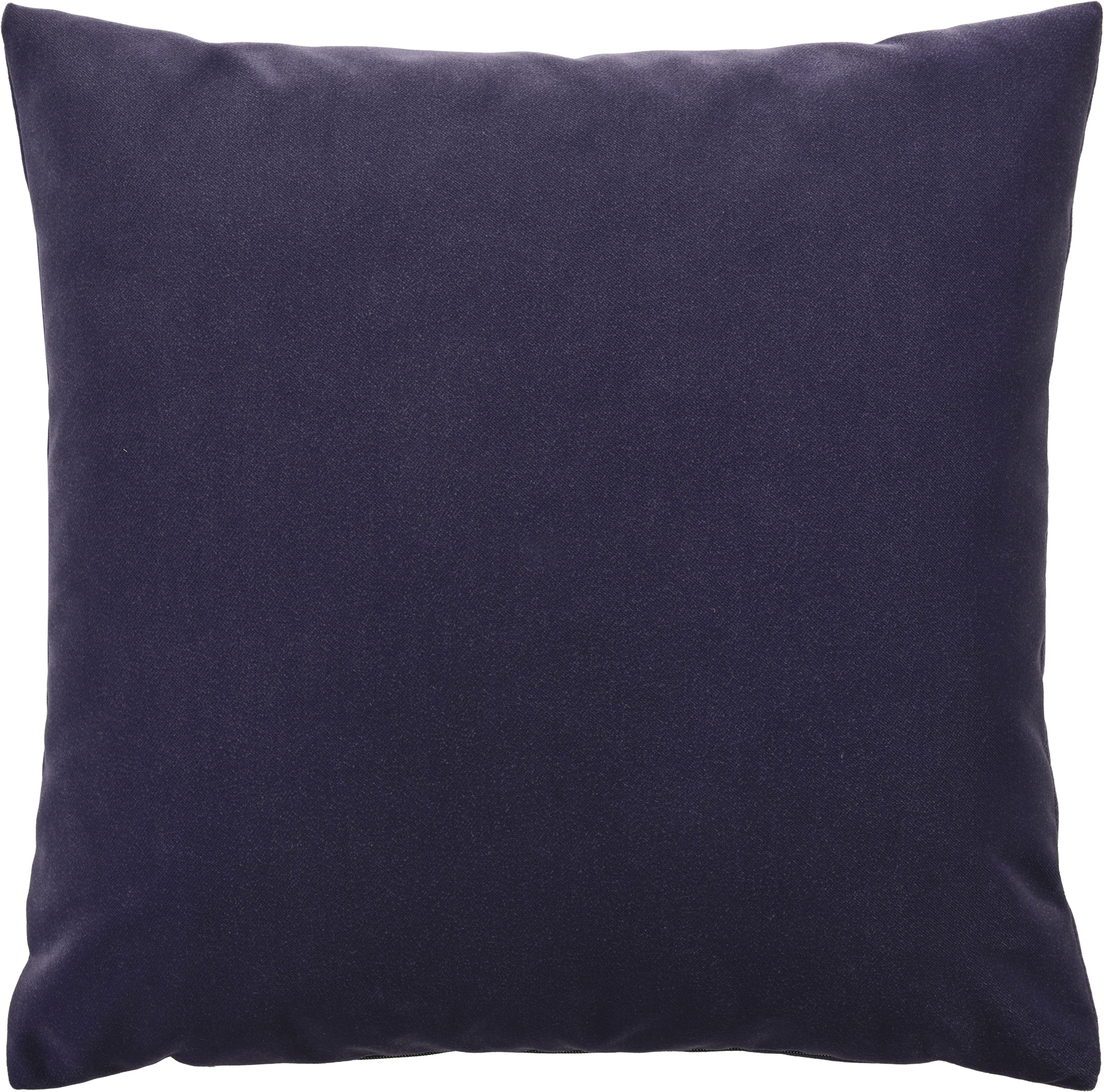 Sander Kissenhülle DUKE ca. 50x50cm in Farbe purple, Kissen, Kissenbezug, Navy, Samt-Optik, Uni-Farbe