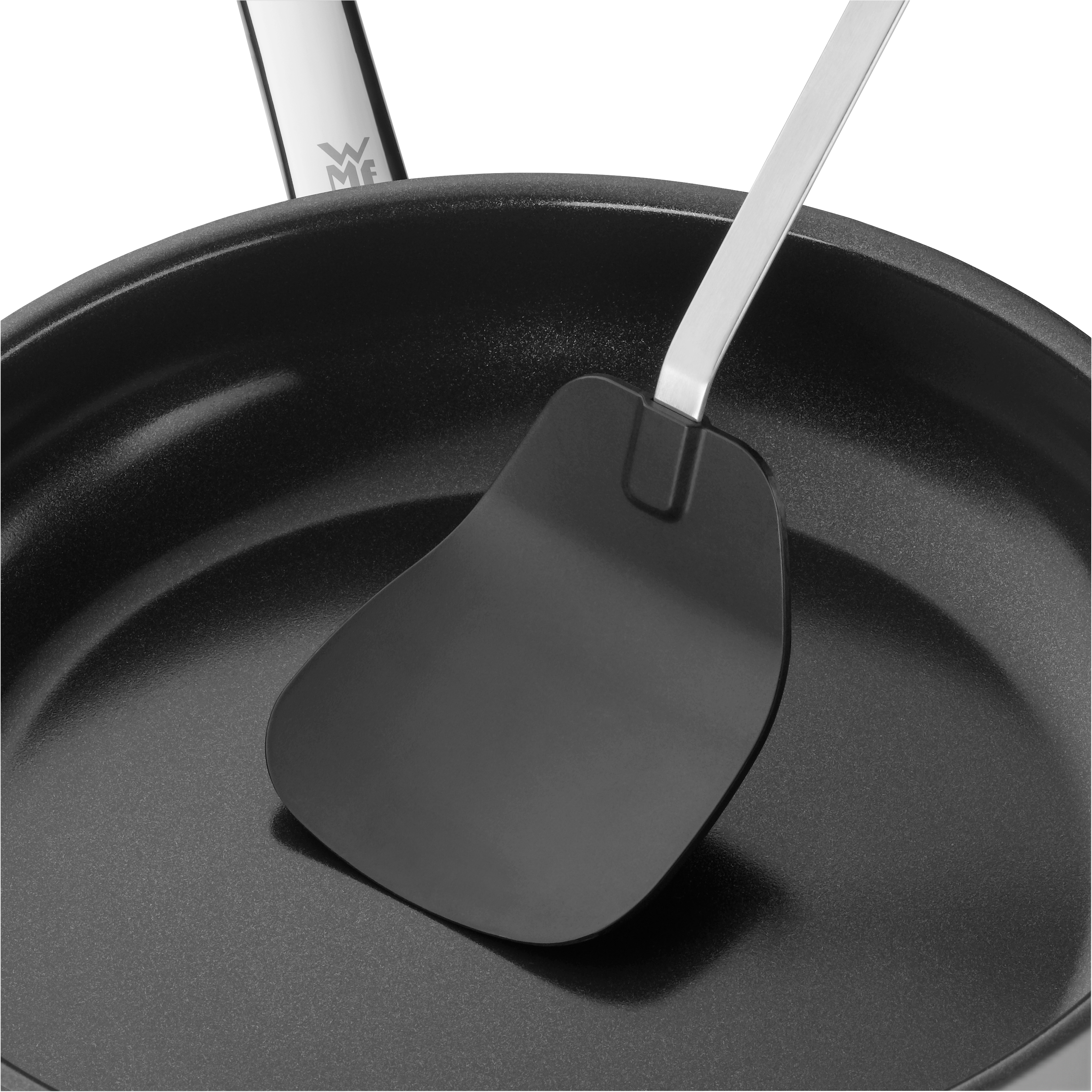 WMF Profi Plus Pfannen-/Wok-Wender, 35 in Edelstahl/schwarz
