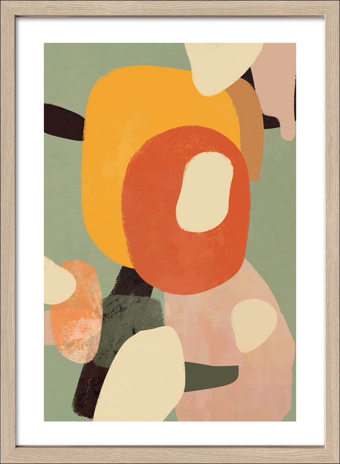 ProArt Framed-Art Scandic Living 55x75cm Colored Surfaces III