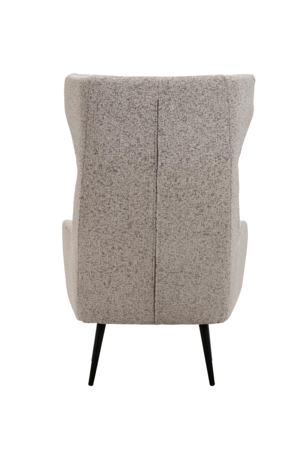 Gutmann Ohrensessel AVERSA ca. B80 H114 T83 cm in Stoff 389/15 natur, Moebel, Stuhl, Sessel