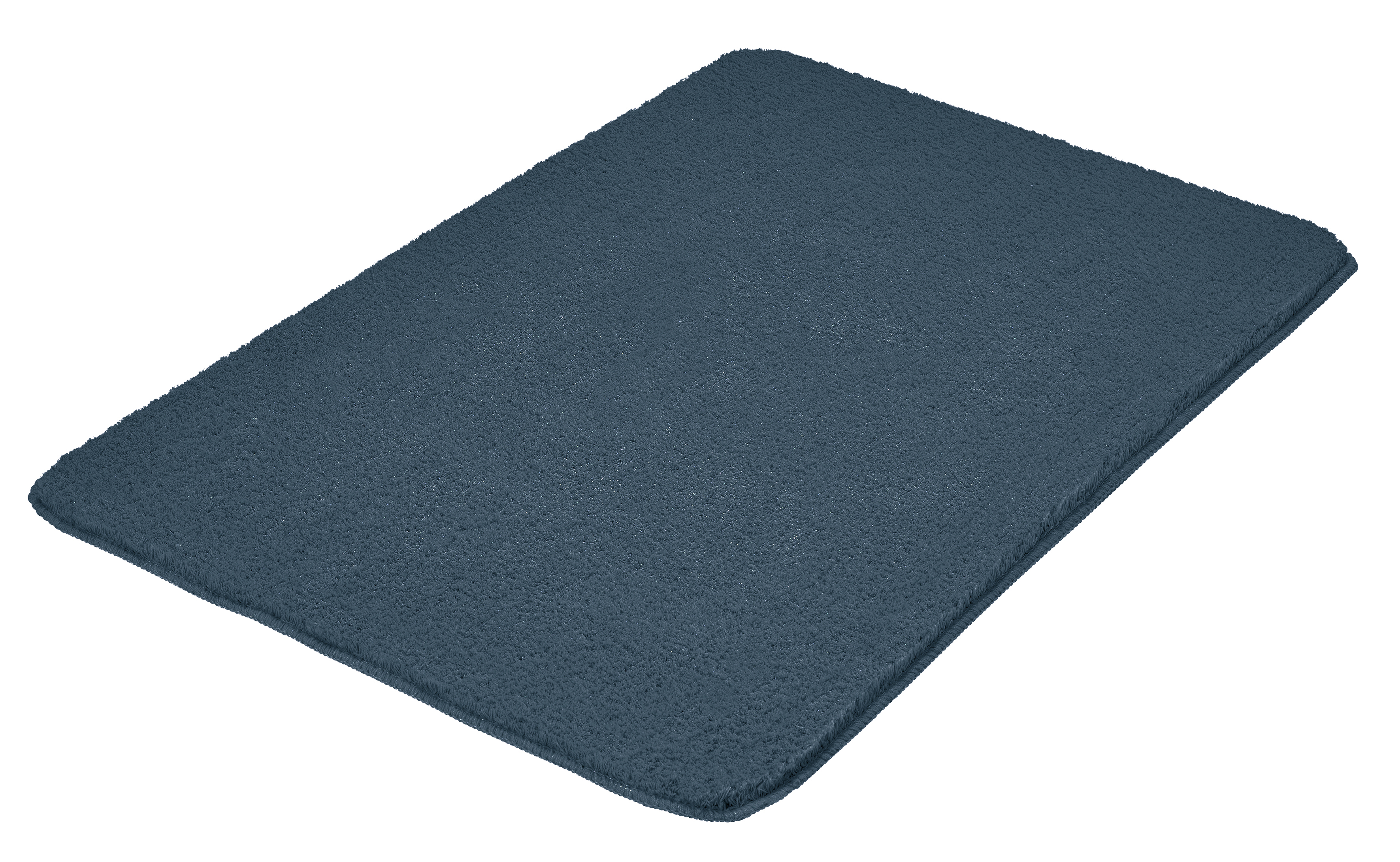 Kleine Wolke Badteppich MARCO ca. 70x120cm in Farbe Stahlblau, Teppich, Badezimmermatte, Rutschfeste Matte, blau, Courstery?
