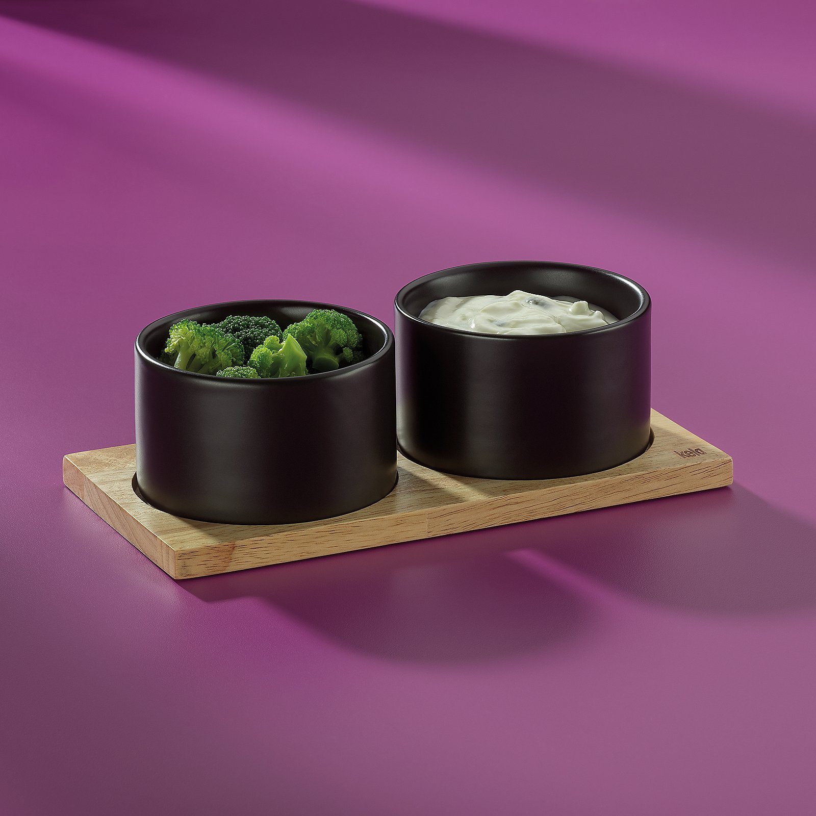 Kela Schalen-Set Gunten 3 teilg. GUNTEN in schwarz