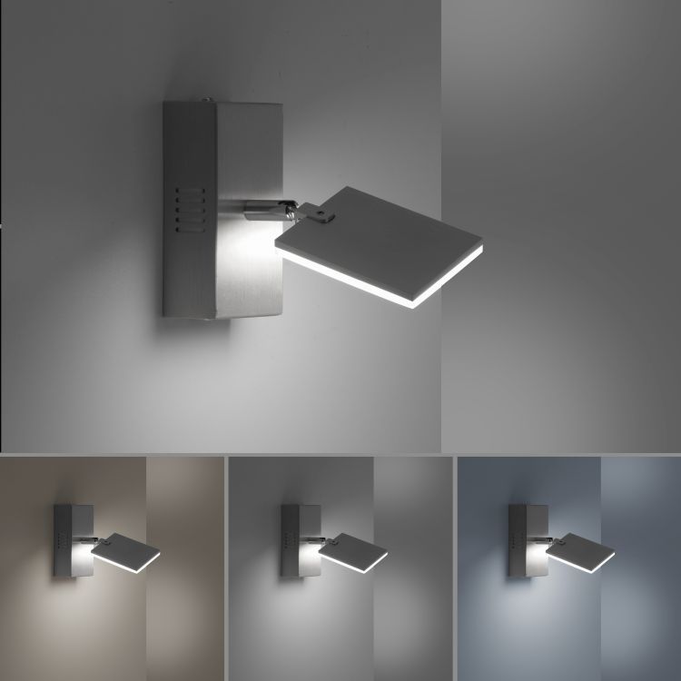 Paul Neuhaus LED-Wandleuchte Pure-Mira in Aluminium