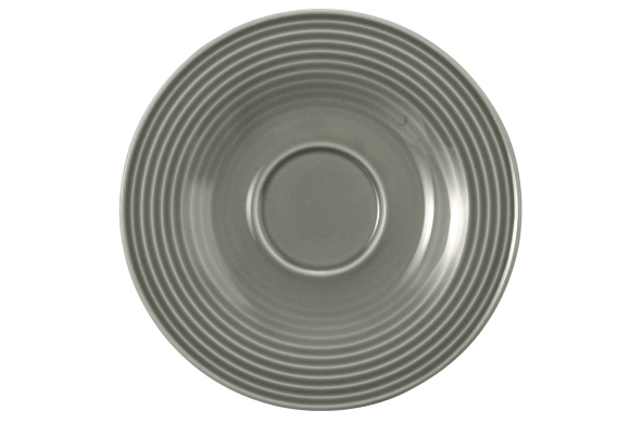 Seltmann Weiden Kombi-Untertasse klein 13,5cm Beat 3 Perlgrau 