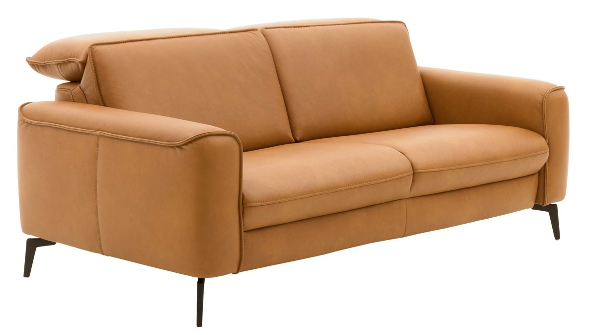 Interliving Sofa 3-sitzig IL 4061 in Leder Cloudy saddle, Couch, Mobiliar, Stuhl, Kissen, Sessel