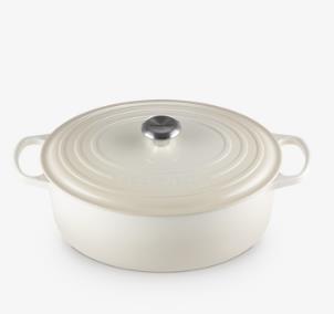 Le Creuset Bräter Sig 33cm Meringue Oval Le Creuset Bräter Sig 33cm Meringue Oval