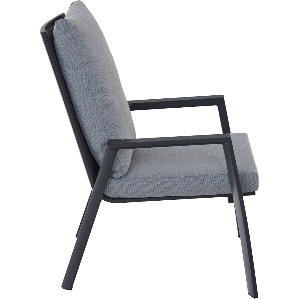 Sessel VALENCIA COMFORT PLUS in Farbe matt anthrazit, dunkelgrau, salt&pepper, Moebel, Stuhl, Sessel, Kissen, Dekoration für Zuhause