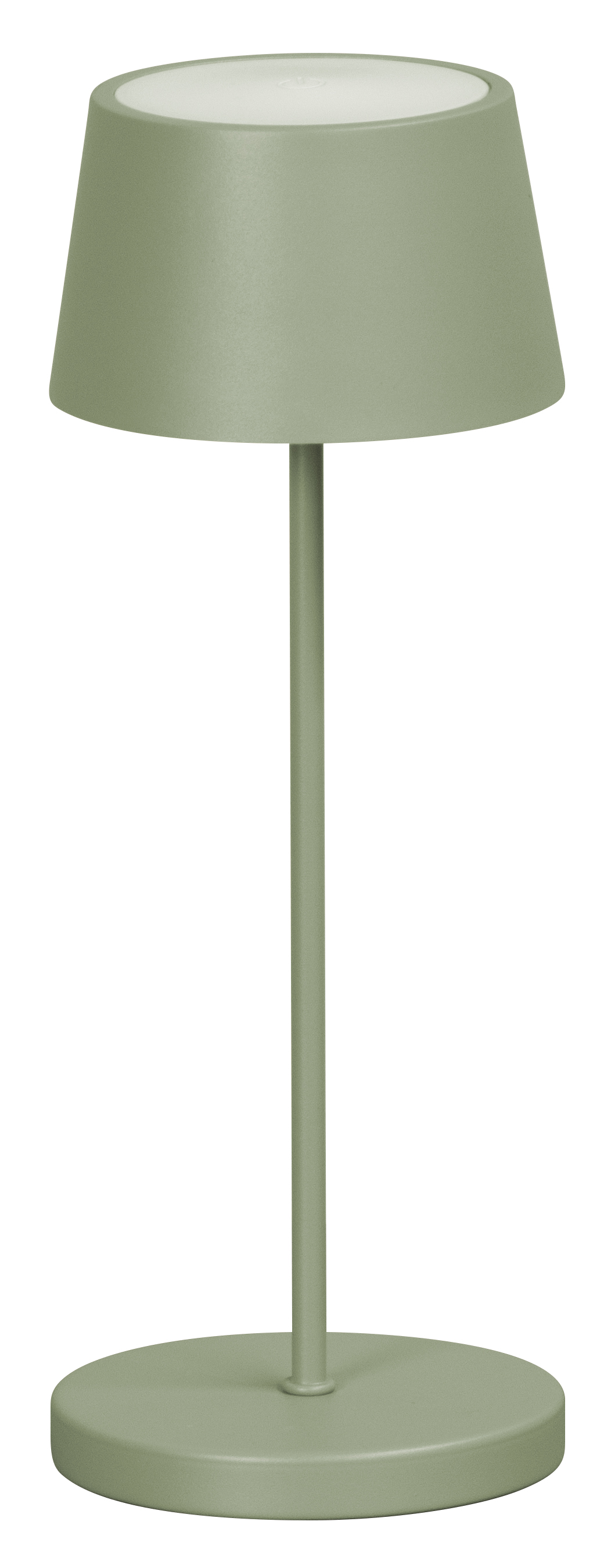 FH Lighting LED-Tischleuchte ASENA PRO in Metall salbeigrün, Lampe, Tischlampe, Lampenschirm